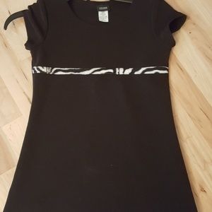 Zebra print dress